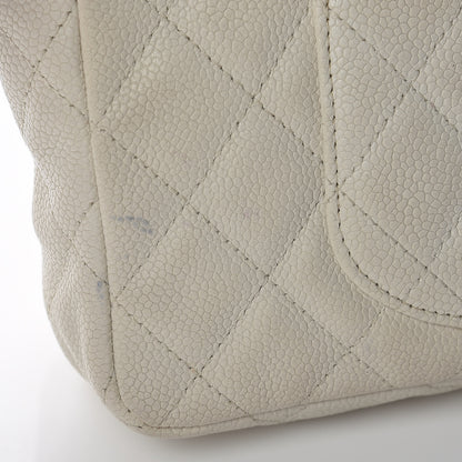 Chanel Caviar Quilted 2.55 Reissue East West Flap White 19 of 23
