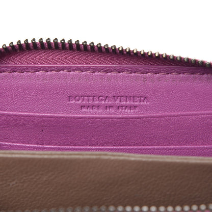 Bottega Veneta Nappa Intrecciato Zip Around Coin Purse Peony 6 of 7