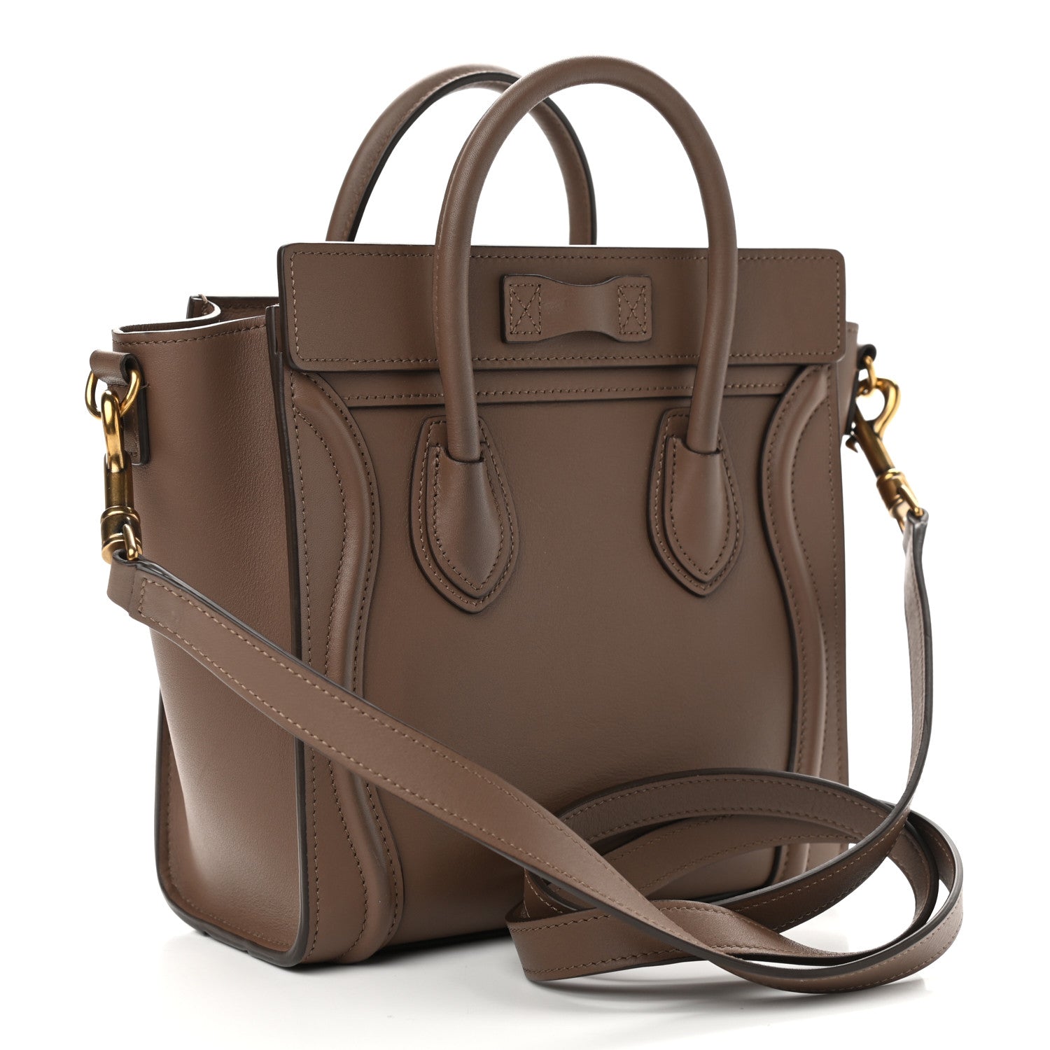 Celine Smooth Calfskin Nano Luggage Camel 3 of 10
