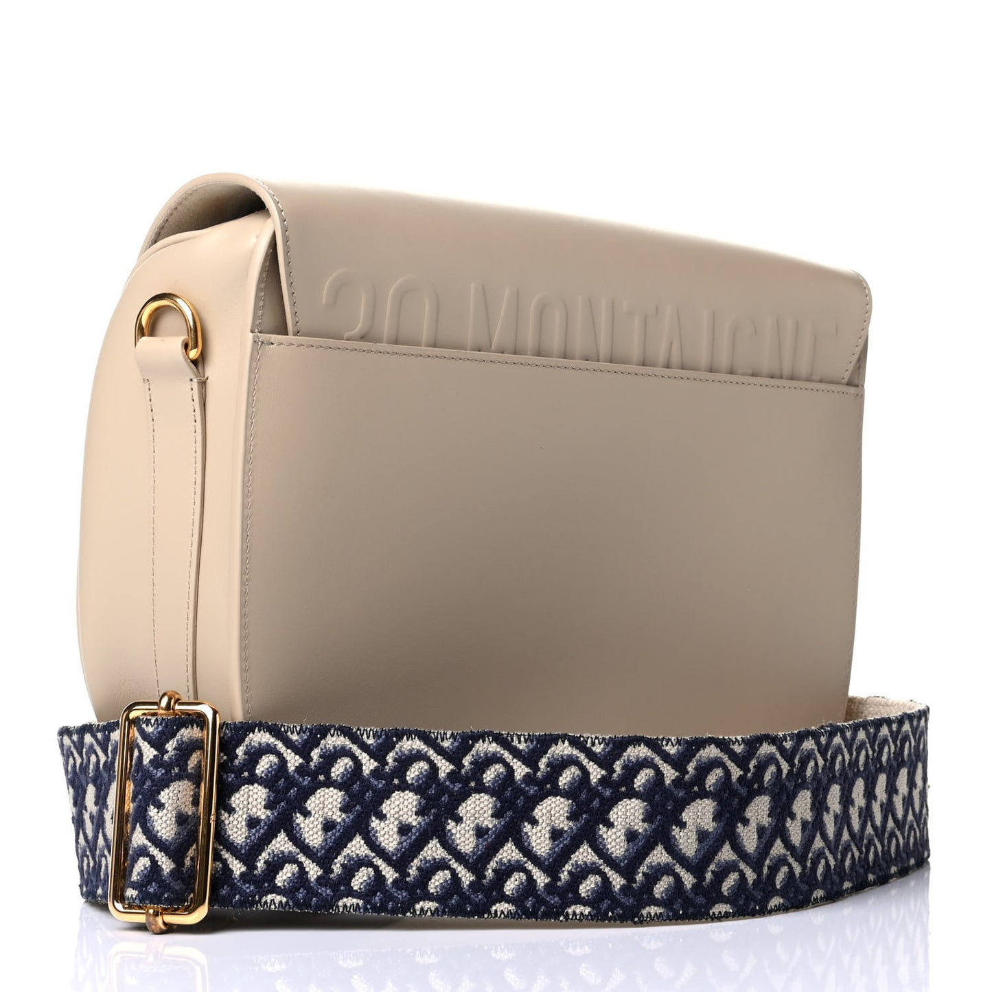 Box Calfskin Large Bobby Flap Beige