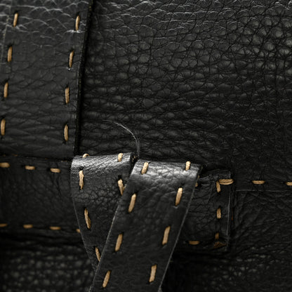 Fendi Calfskin Romano Selleria Backpack Black 11 of 13