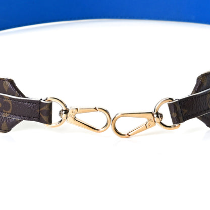 Louis Vuitton Monogram Bandouliere Shoulder Strap Blue 2 of 3