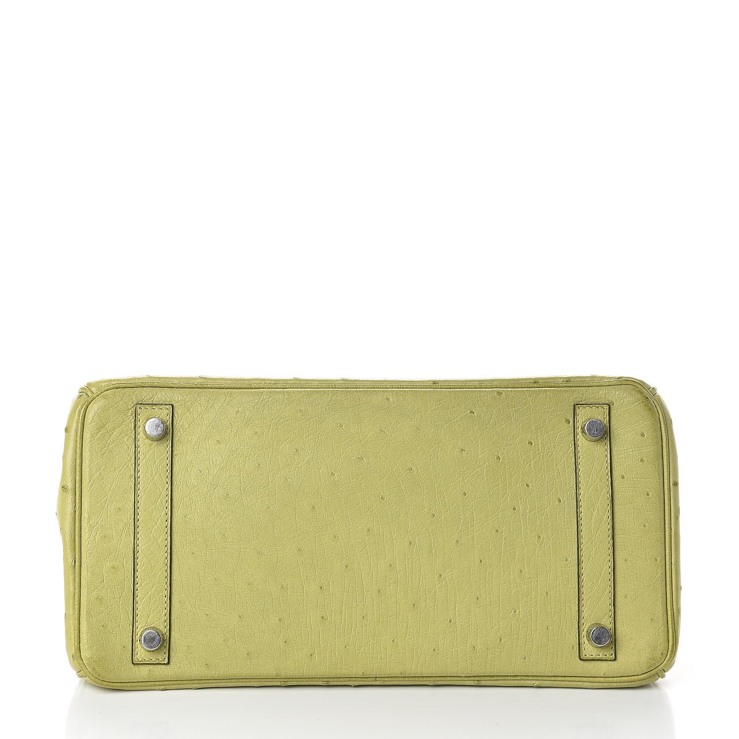 Hermes Ostrich Birkin 30 Vert Anis 6 of 29