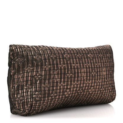 Louis Vuitton Jacquard Quilted Monogram Altair Clutch Bronze 4 of 13