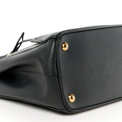Prada Saffiano Small Galleria Double Zip Tote Black 11 of 15
