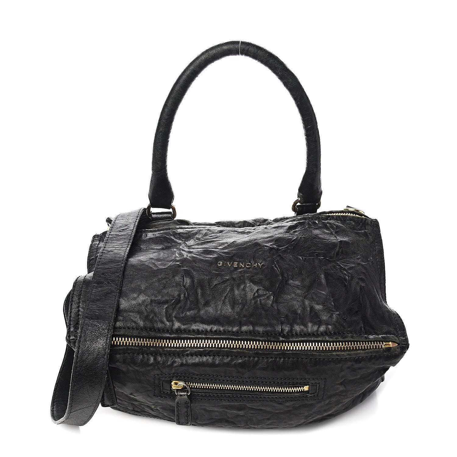 Givenchy Tumbled Sheepskin Medium Pandora Black 1 of 10