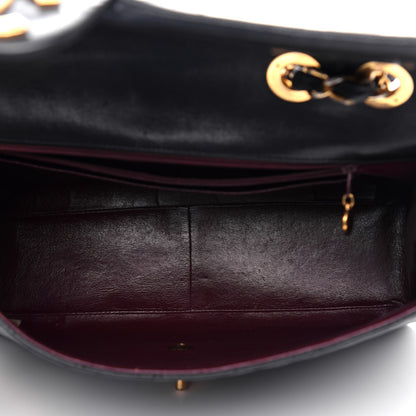 Chanel Lambskin Quilted XL Jumbo Single Flap Black 5 of 11