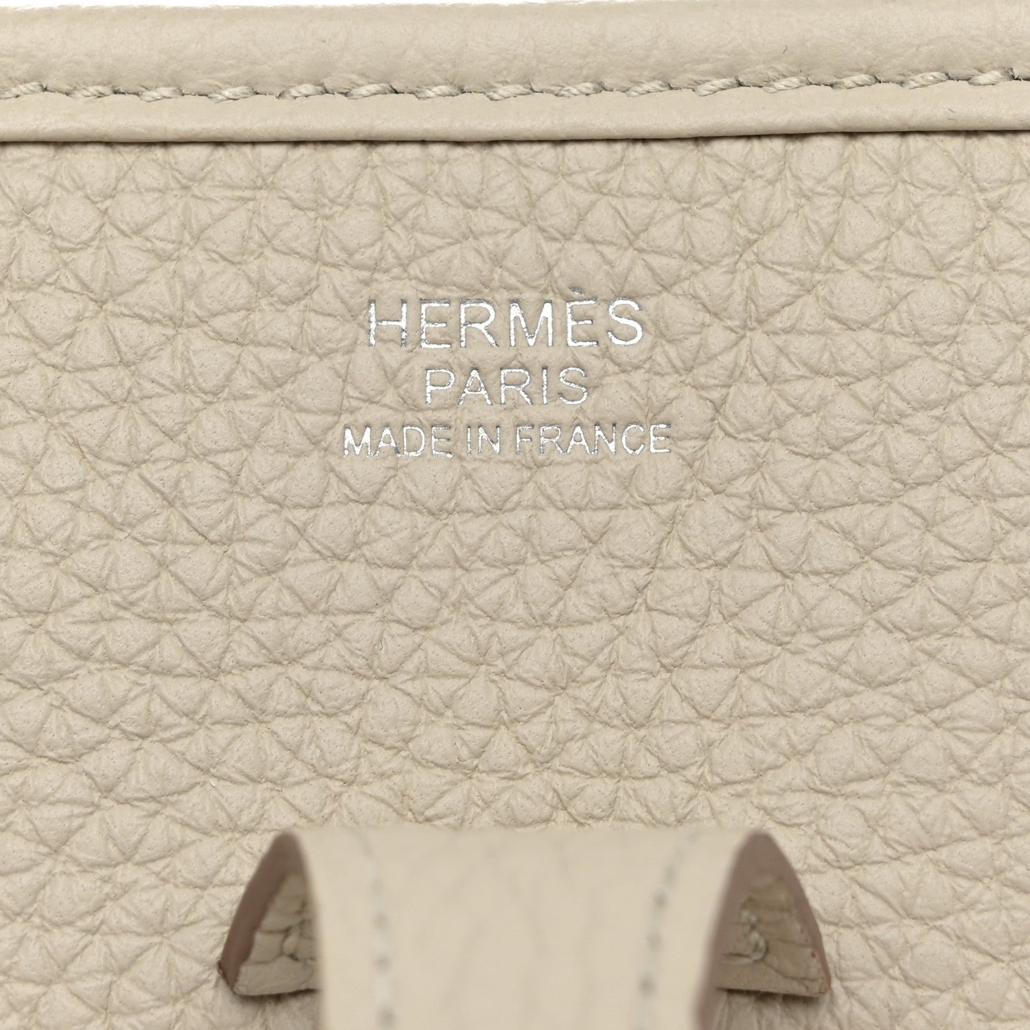 Hermes Taurillon Clemence Evelyne III PM Gris Perle 6 of 10