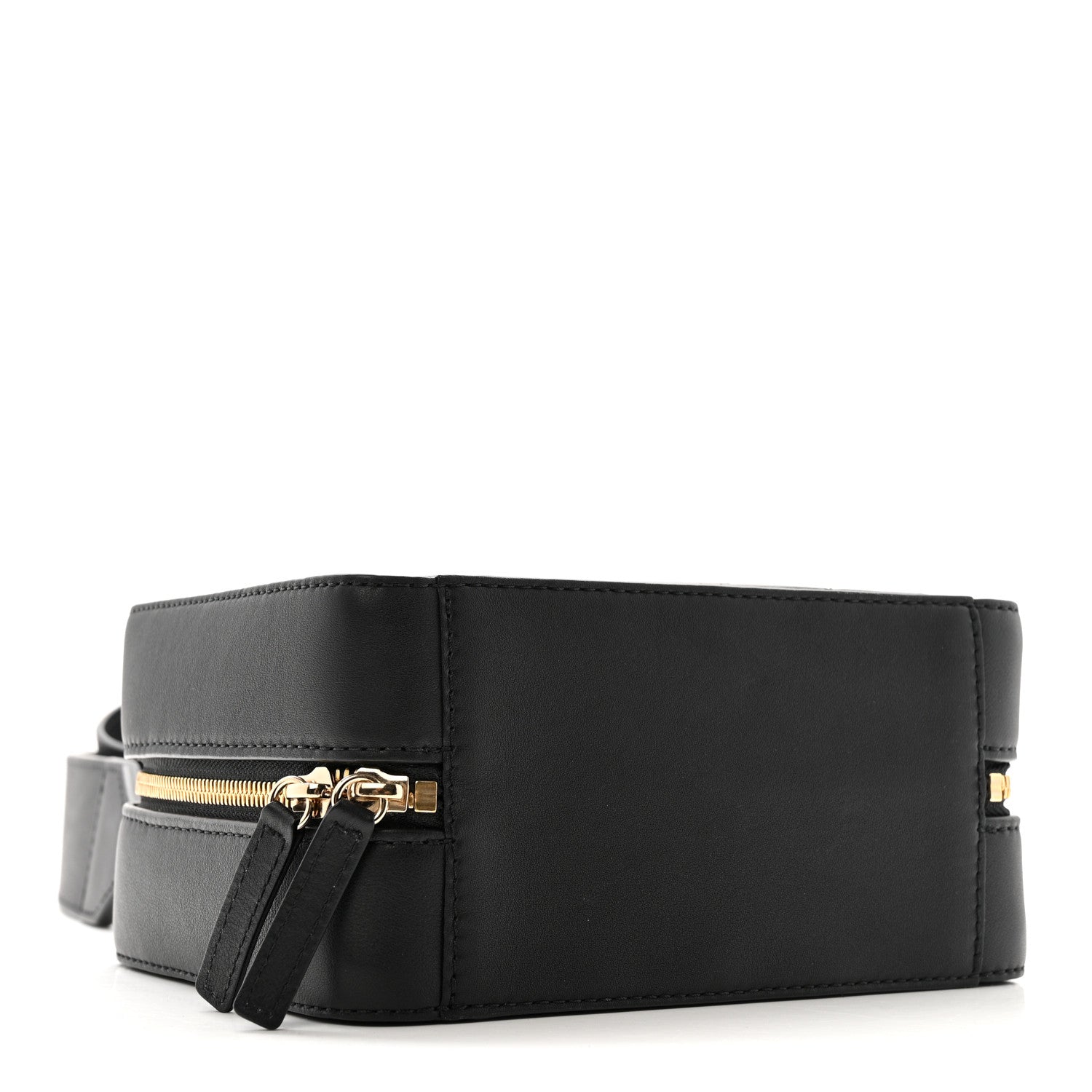 Chanel Calfskin Quilted Travel Kit Vanity Case Black 4 of 11