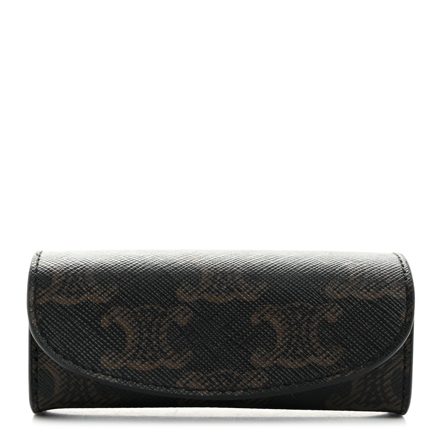 Celine Triomphe Canvas Ring Case Black 1 of 10