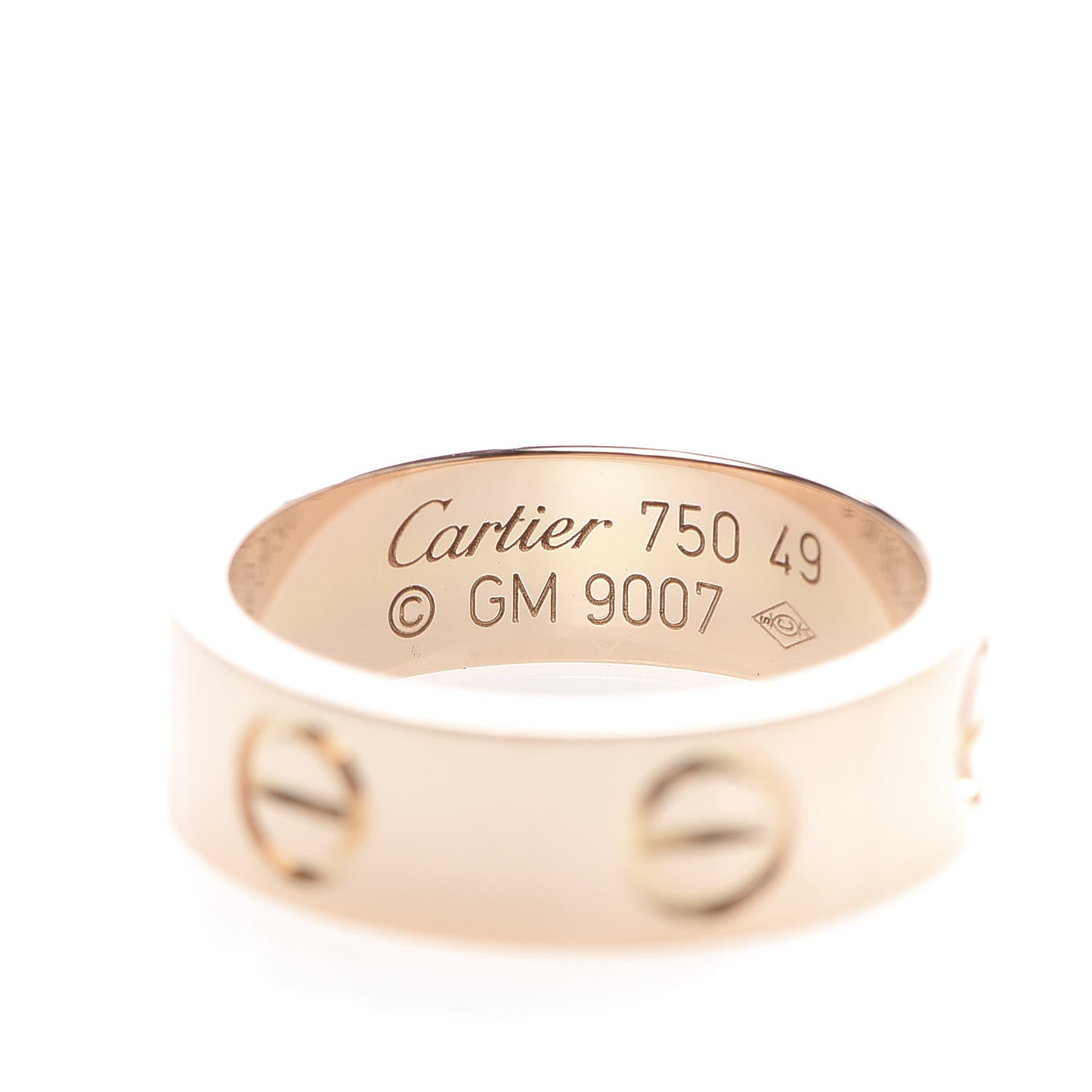Cartier 18K Pink Gold 5.5mm LOVE Ring 49 5 4 of 6