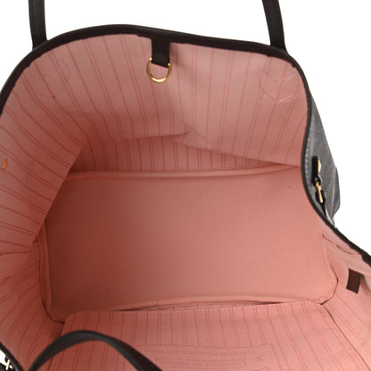 Louis Vuitton Damier Ebene Neo Neverfull MM Rose Ballerine 5 of 11