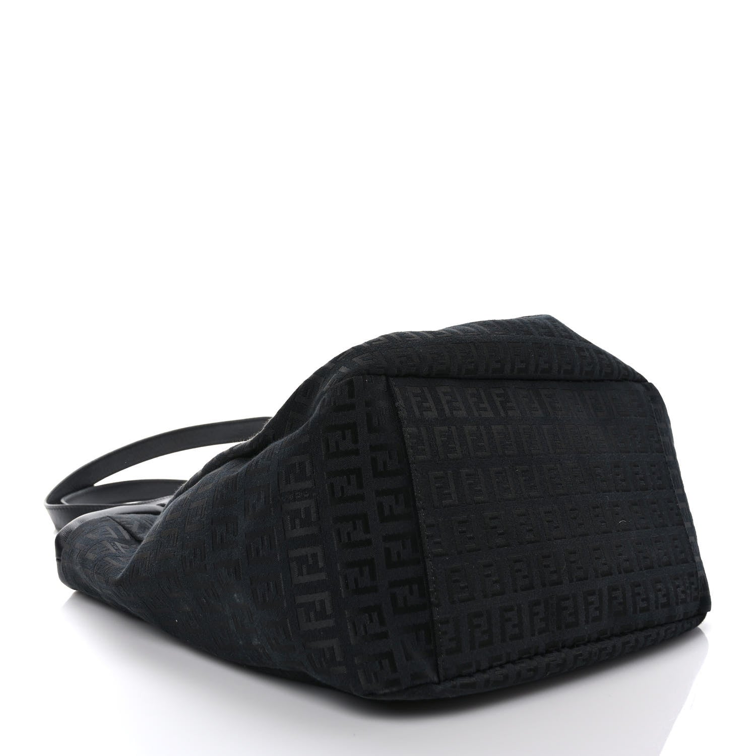 Fendi Zucchino Tote Tobacco Black 4 of 9