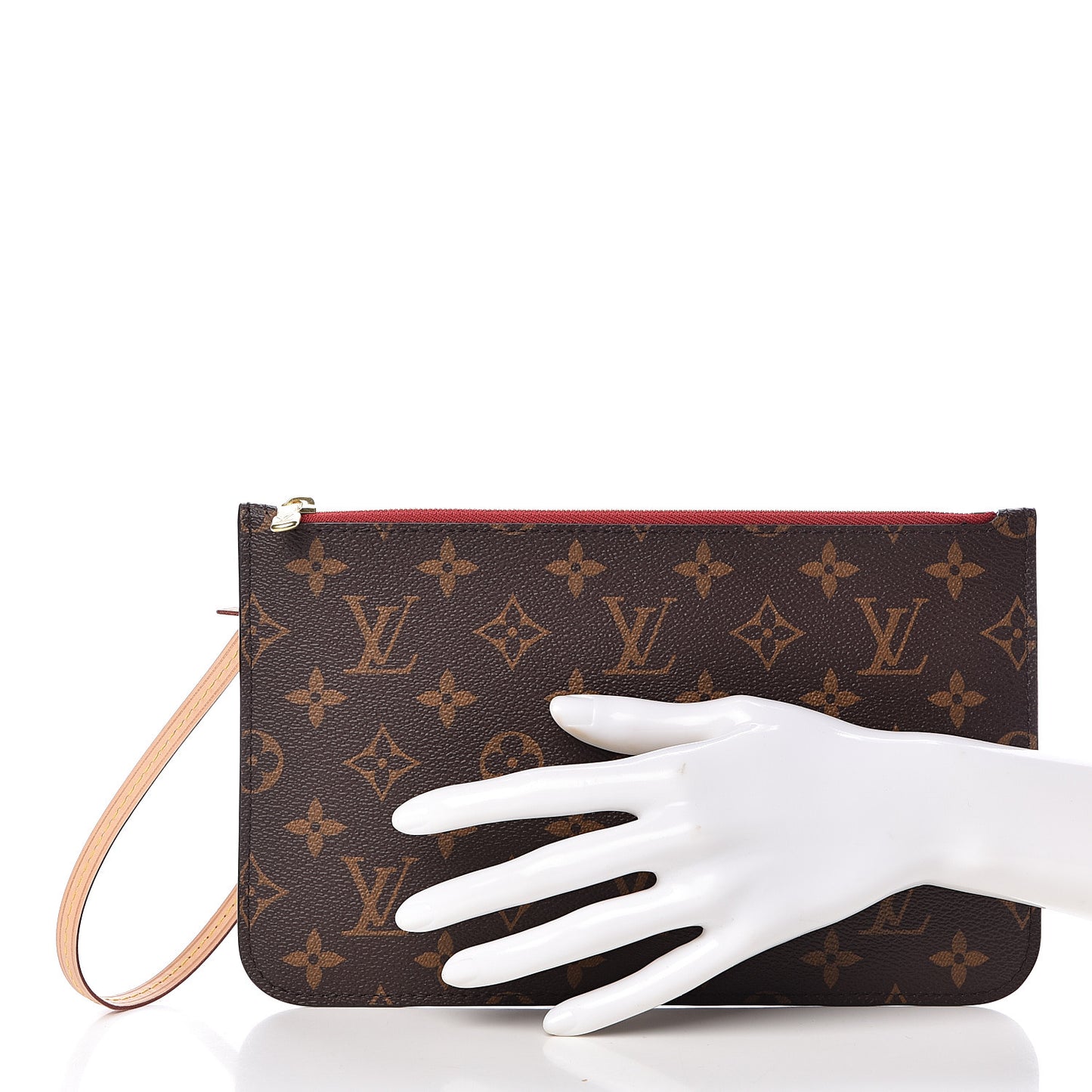 Monogram Neverfull MM GM Pochette Cherry