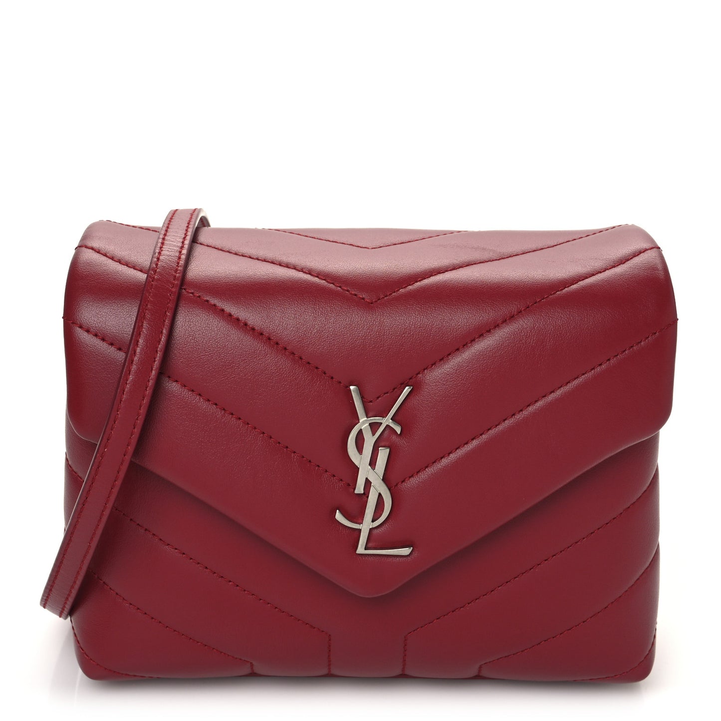 Calfskin Y Quilted Monogram Toy Loulou Crossbody Bag New Lipstick