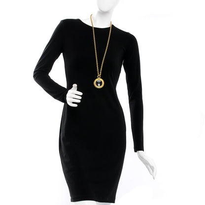 Chanel Loupe Chain Necklace Gold 2 of 5