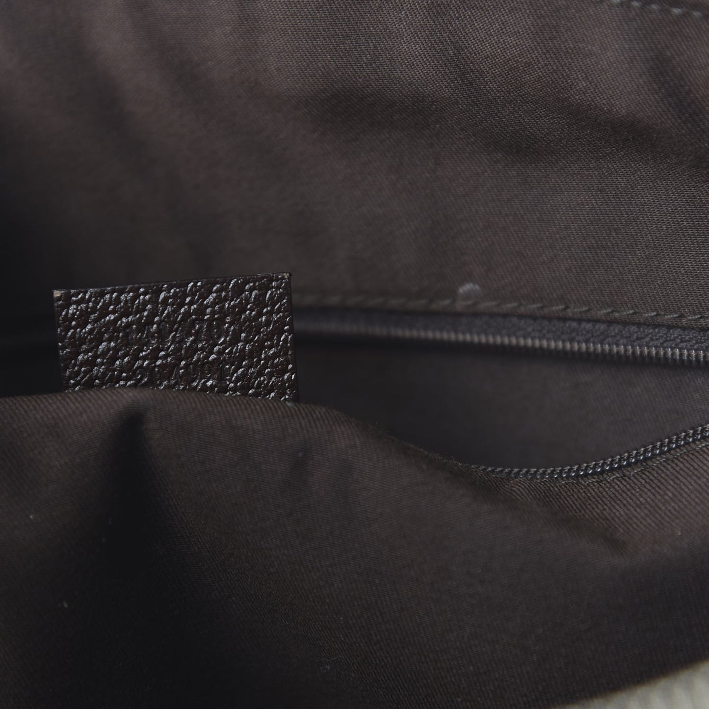 Monogram Medium Abbey Tote Dark Brown