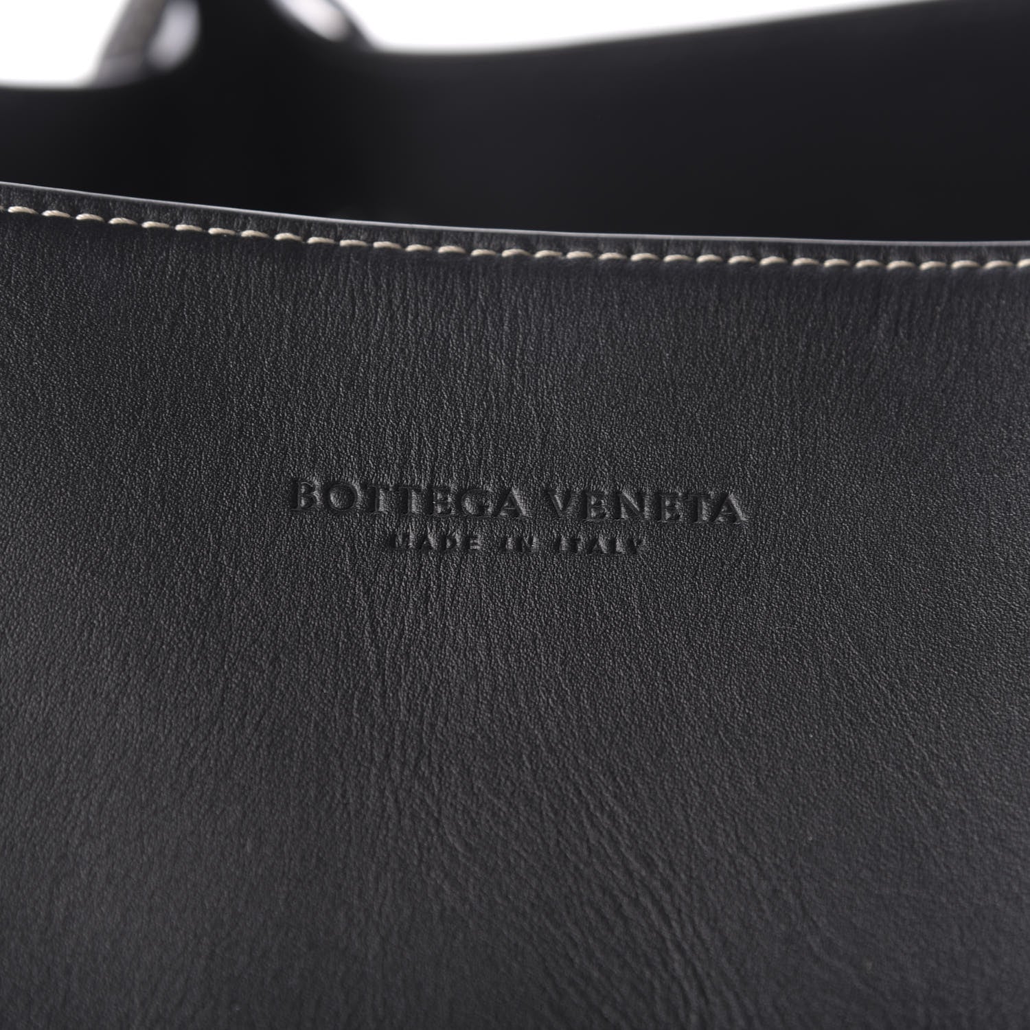 Bottega Veneta Natural Linen Matte Calfskin Quad Tote Black 8 of 9