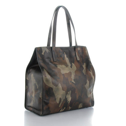 Prada Saffiano Soft Camouflage Military Tote Mimetico 3 of 8
