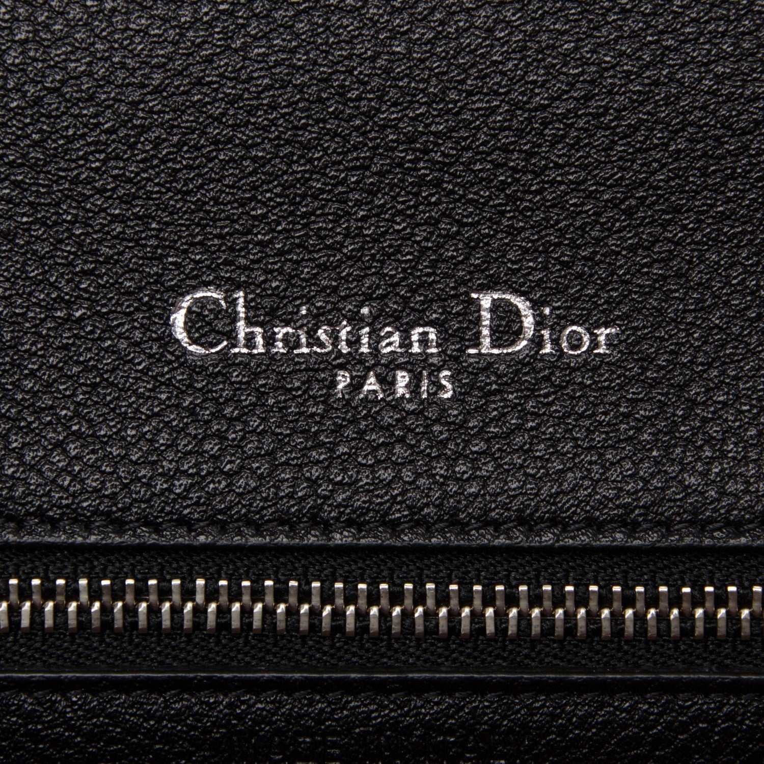 Christian Dior Grained Calfskin Medium Diorama Flap Bag Black 6 of 7