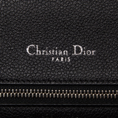 Christian Dior Grained Calfskin Medium Diorama Flap Bag Black 6 of 7
