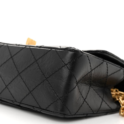 Chanel Aged Calfskin Quilted 2.55 Reissue Mini Flap Black 10 of 14