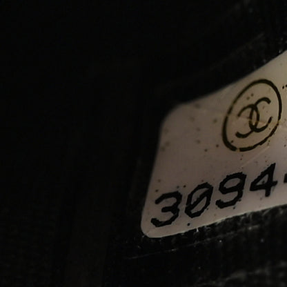 Chanel Shiny Lambskin Ribbon Quilted Flap Belt Bag Black 8 of 12