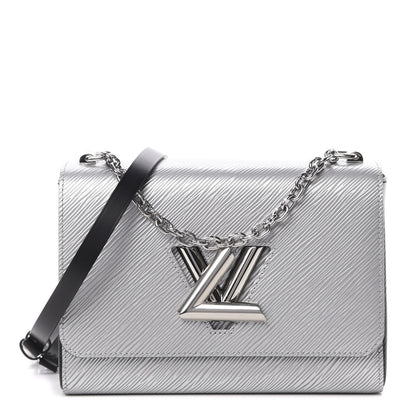 Louis Vuitton Epi Twist Shoulder Bag MM Argent 1 of 12