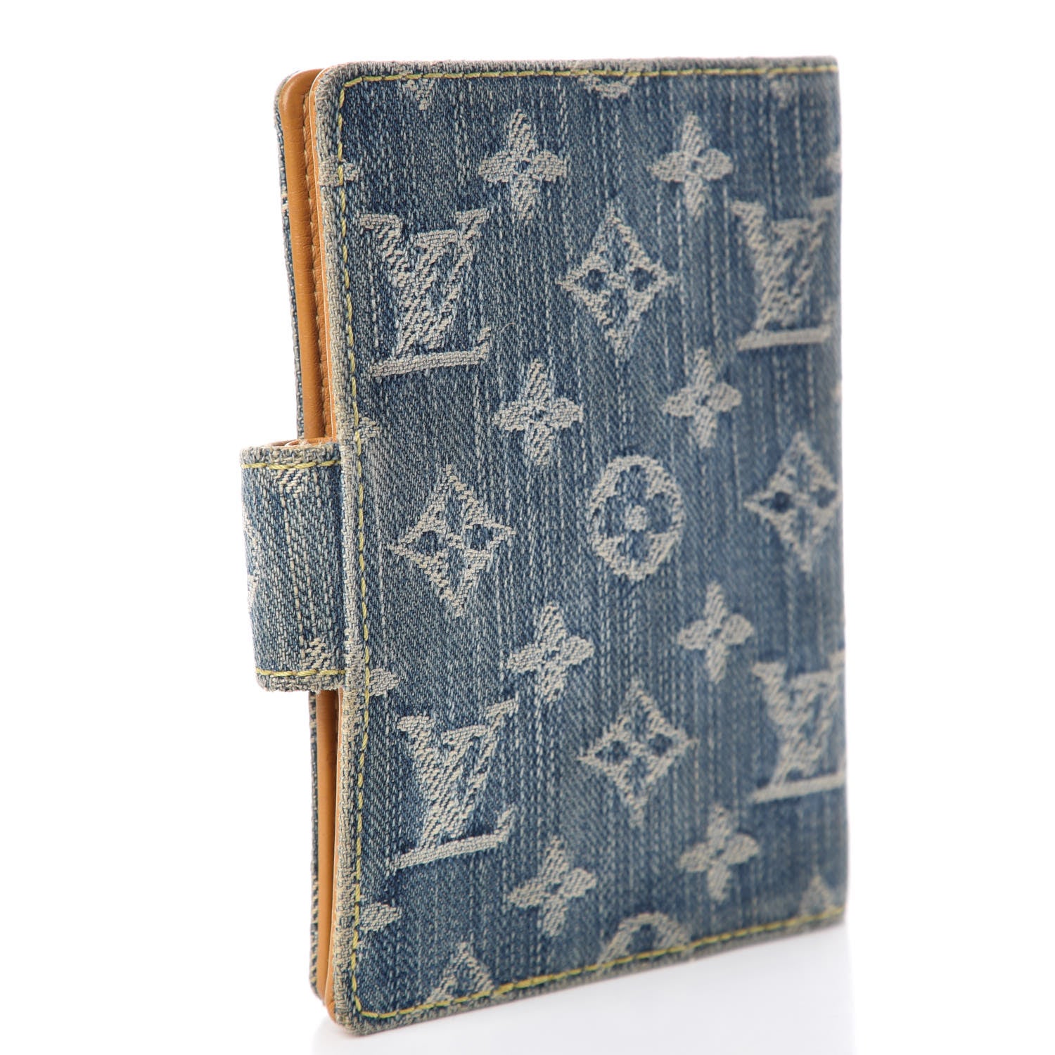 Louis Vuitton Monogram Denim Agenda PM Blue 3 of 12