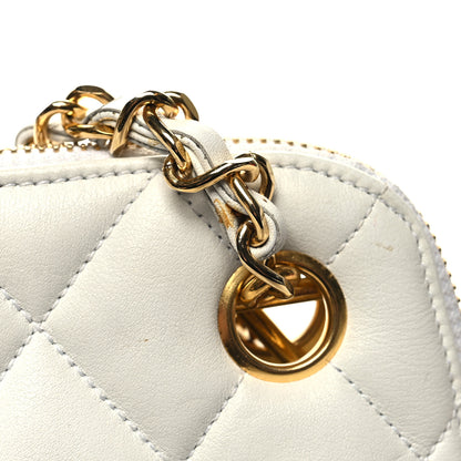Chanel Lambskin Quilted CC Tote White 14 of 14