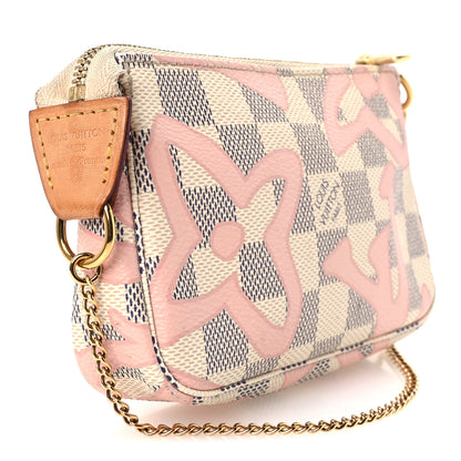Louis Vuitton Damier Azur Tahitienne Mini Pochette Accessories 3 of 10