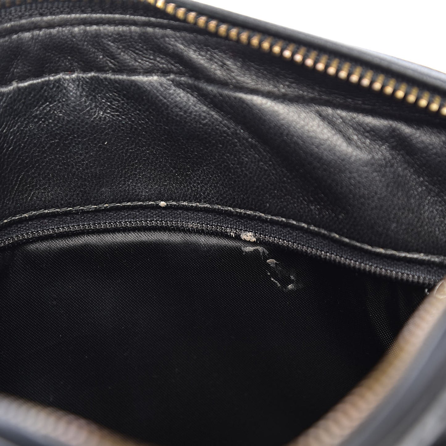 Patent Quilted Tassel Camera Case Black