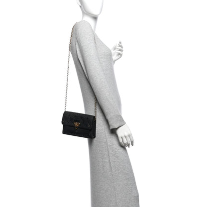 Louis Vuitton Empreinte Vavin Chain Wallet Black 2 of 9