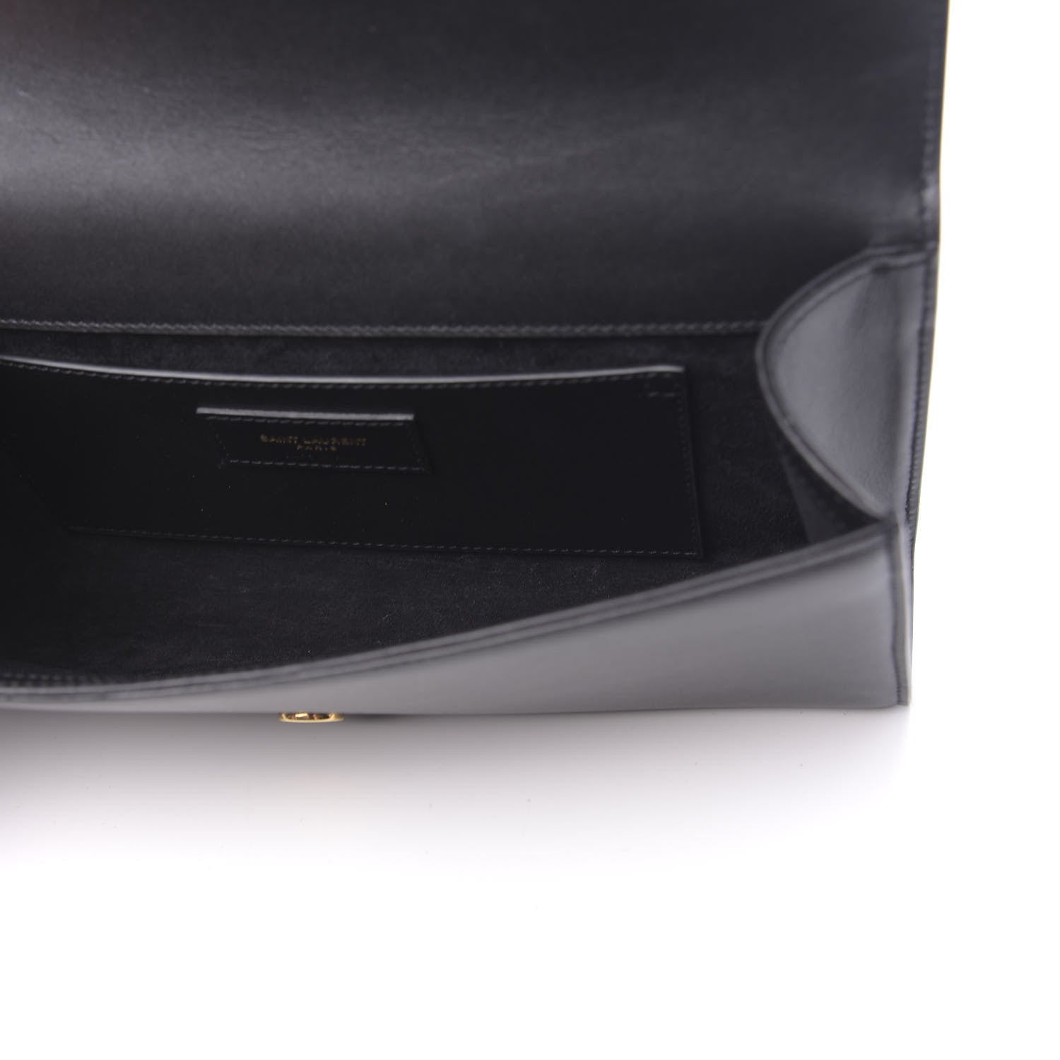 Saint Laurent Calfskin Monogram Kate Tassel Clutch Black 5 of 12