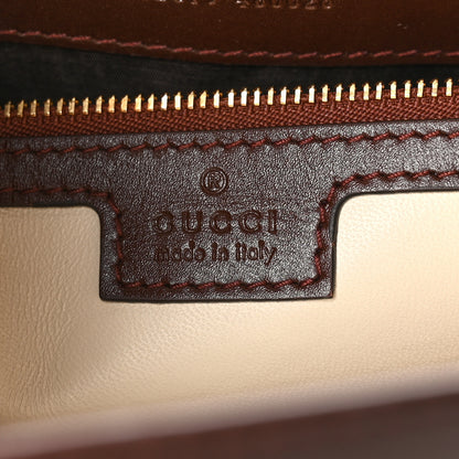 Gucci Ancora Calfskin Medium Jackie Shoulder Bag Sweet Chestnut 6 of 10