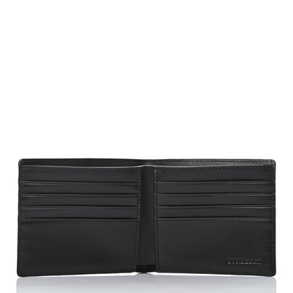 Burberry Coated Canvas Graffiti Print Bi-Fold Wallet Black 5 of 7