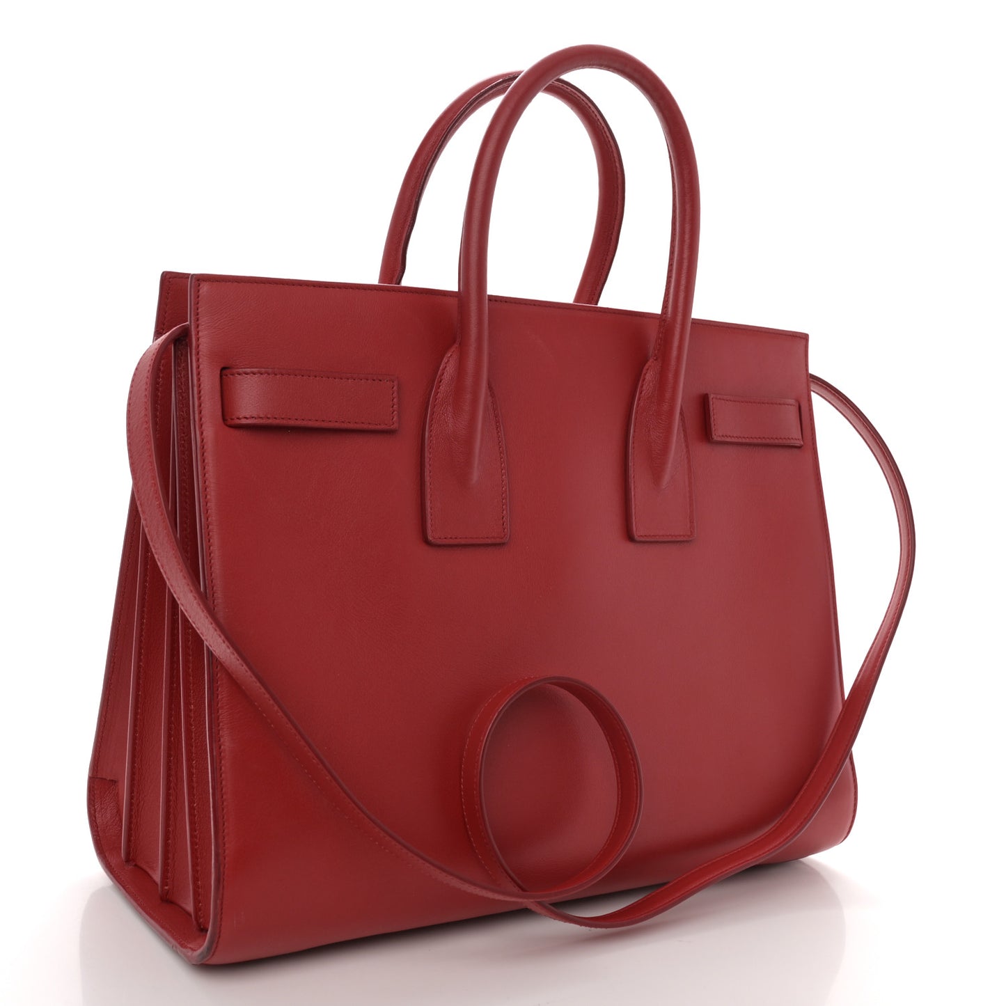Calfskin Small Sac De Jour Rouge Orient