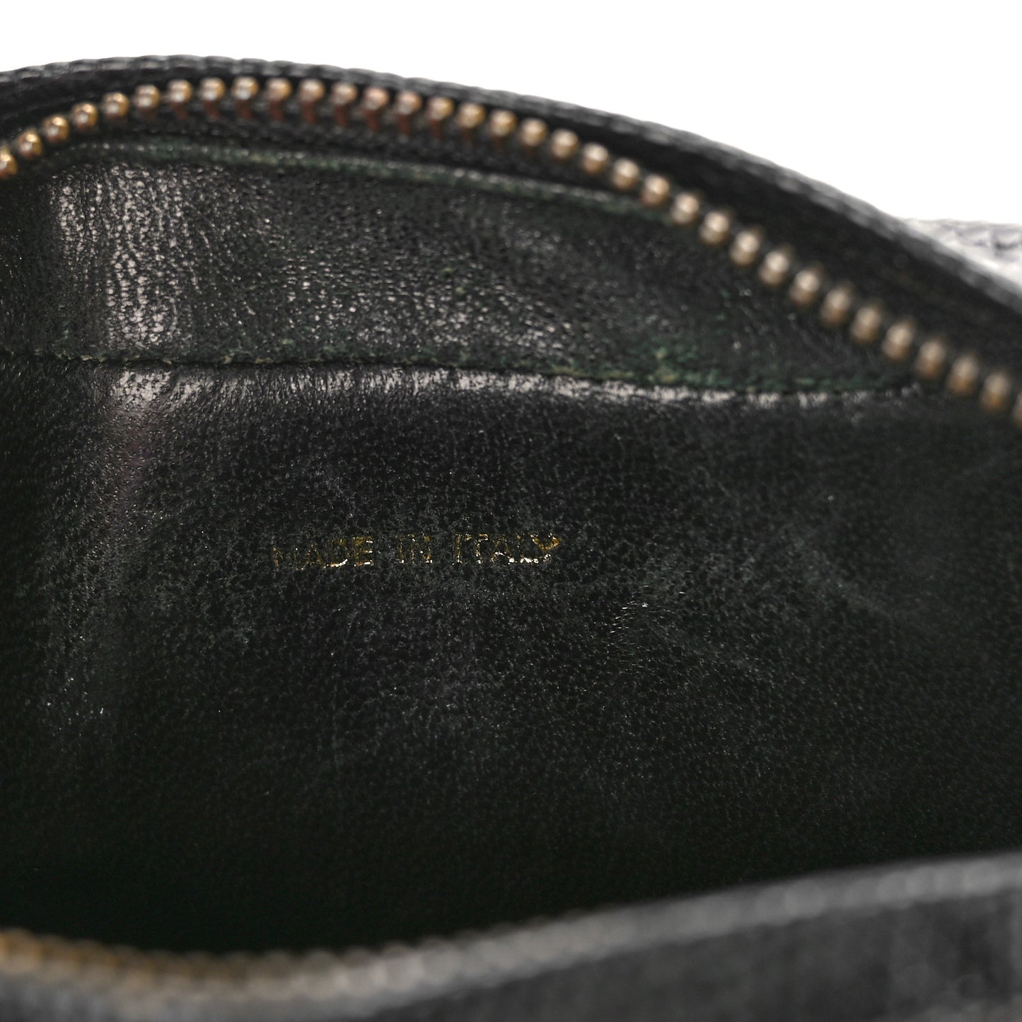 Lizard Diamond Quilted Small Tassel Camera Case Black