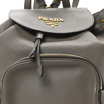 Prada Vitello Daino Backpack Argilla 7 of 9
