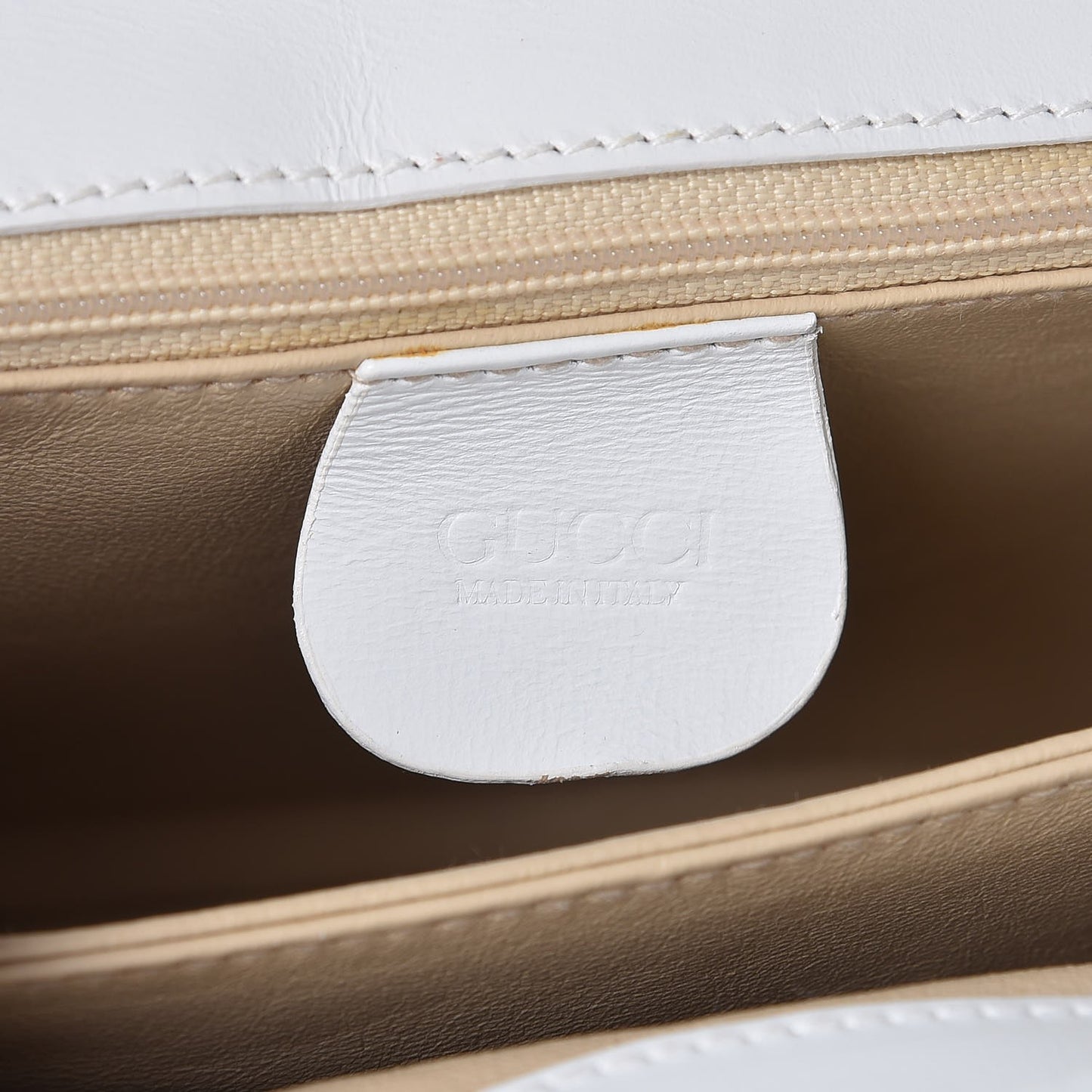 Regent Calfskin Medium Lady Lock Satchel White