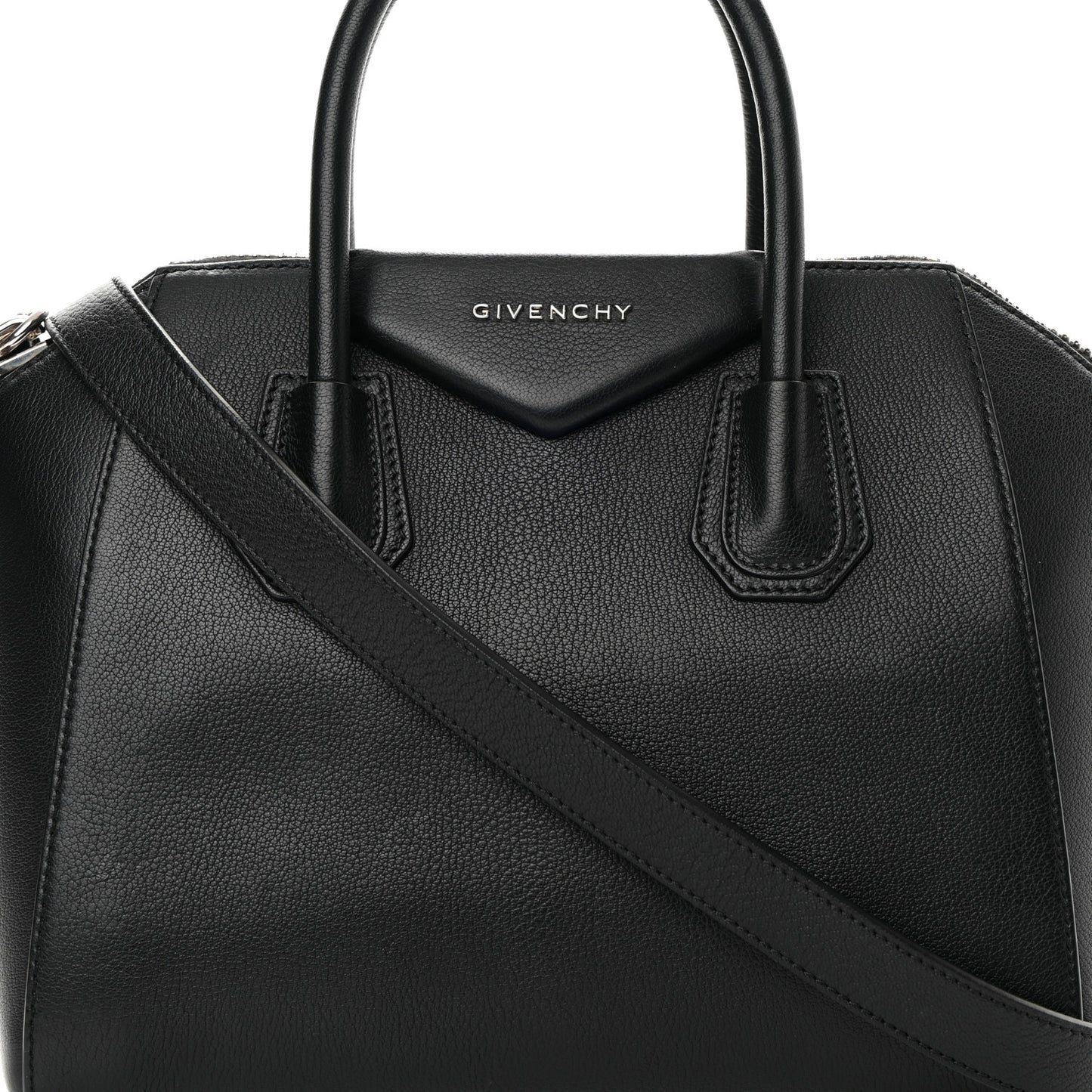 Sugar Goatskin Small Antigona Black