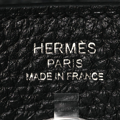 Hermes Taurillon Clemence Lindy 26 Black 6 of 12