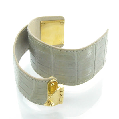 Louis Vuitton Crocodile S Lock Bracelet 5 of 8