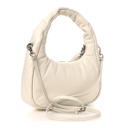 Prada Nappa Soft Padded Mini Bag White 2 of 10