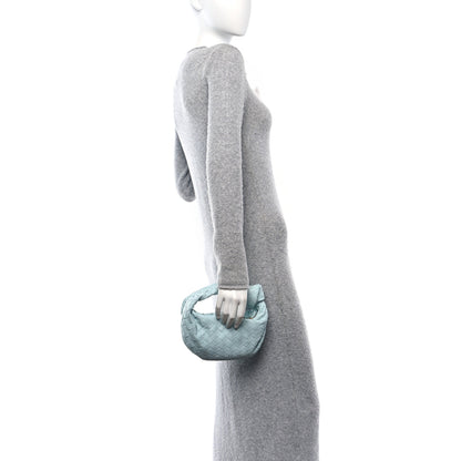 Bottega Veneta Nappa Intrecciato Mini Jodie Teal Washed 2 of 11
