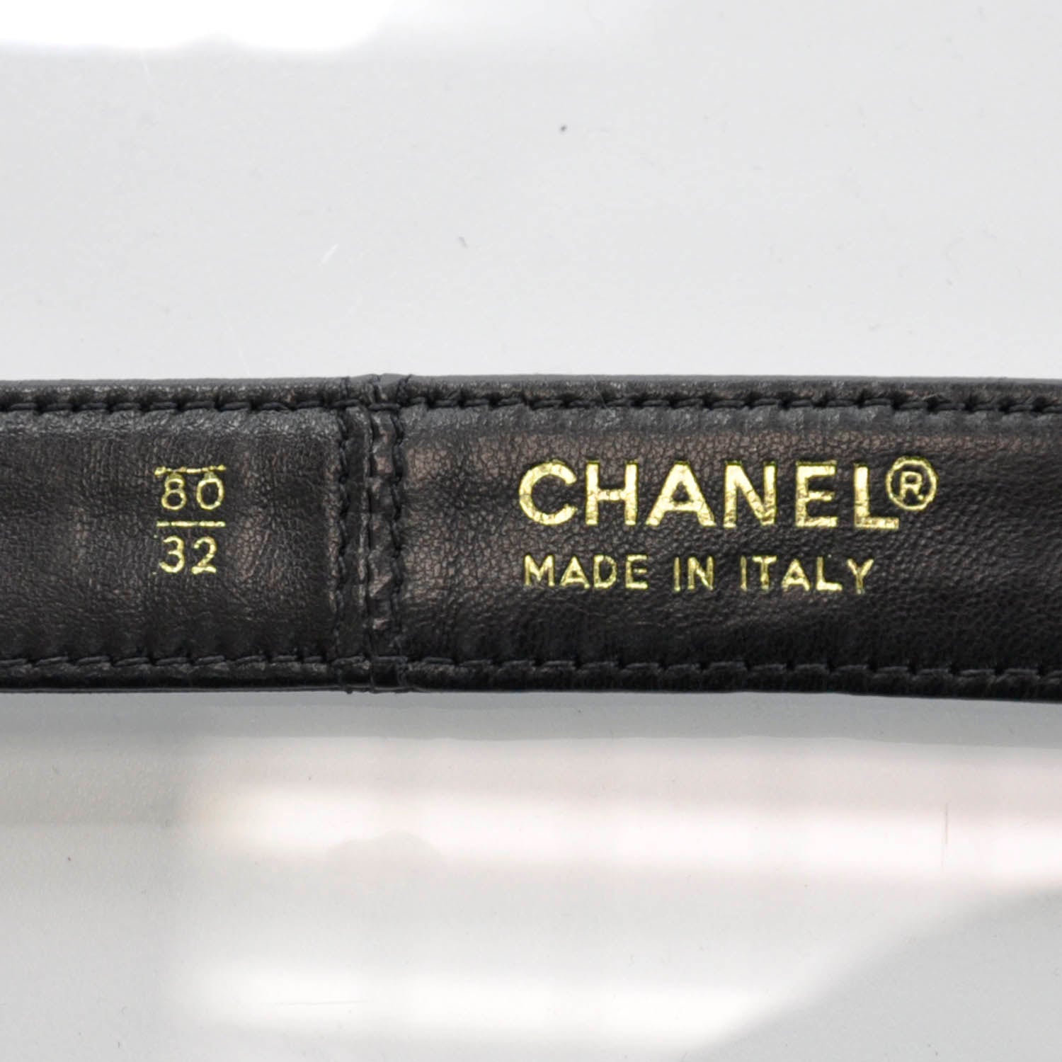 Chanel Leather CC Turnlock Belt 32 3 of 3