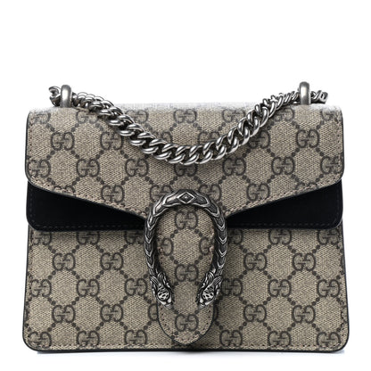 Gucci GG Supreme Monogram Mini Dionysus Shoulder Bag Black 1 of 9