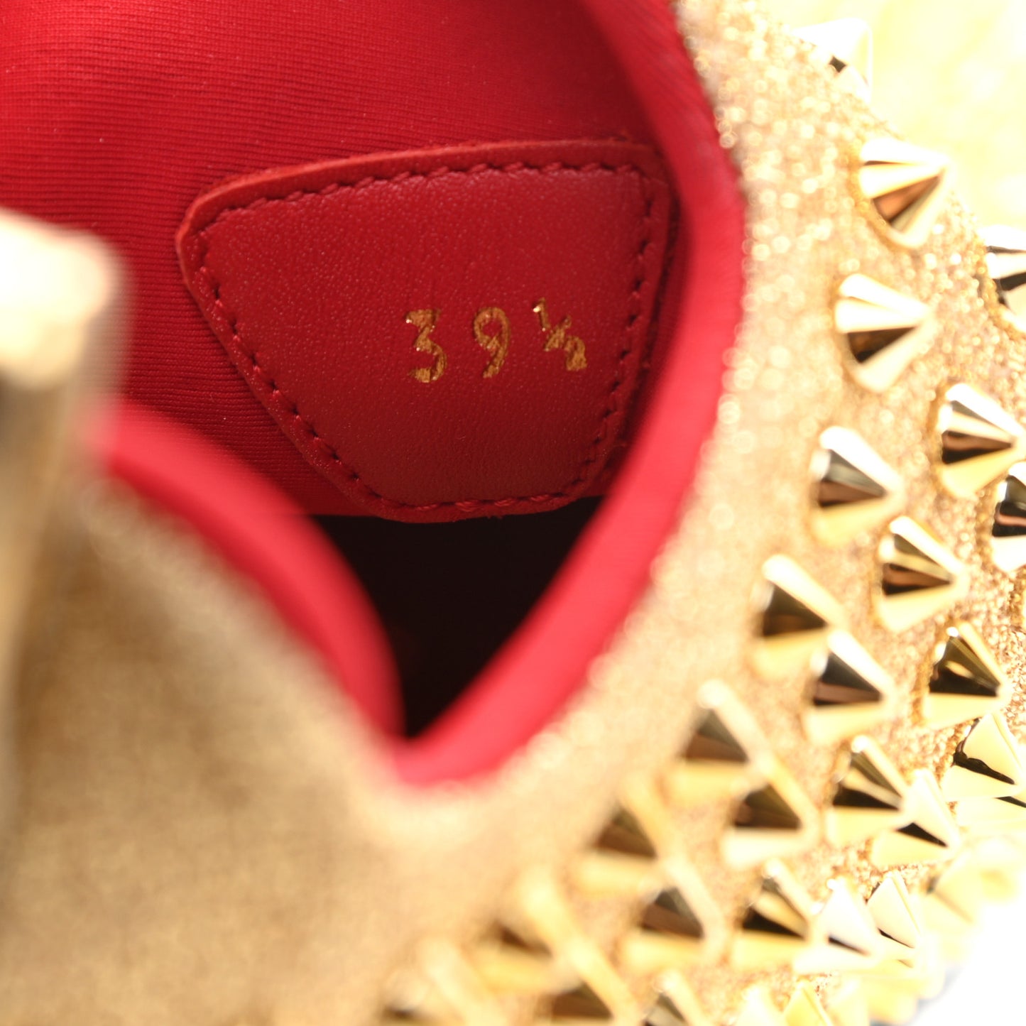 Neo Lame Spike Sock Donna Flat Sneakers 39.5 Gold