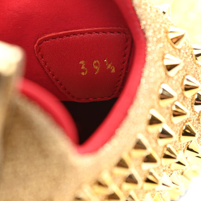 Christian Louboutin Neo Lame Spike Sock Donna Flat Sneakers 39.5 Gold 8 of 9
