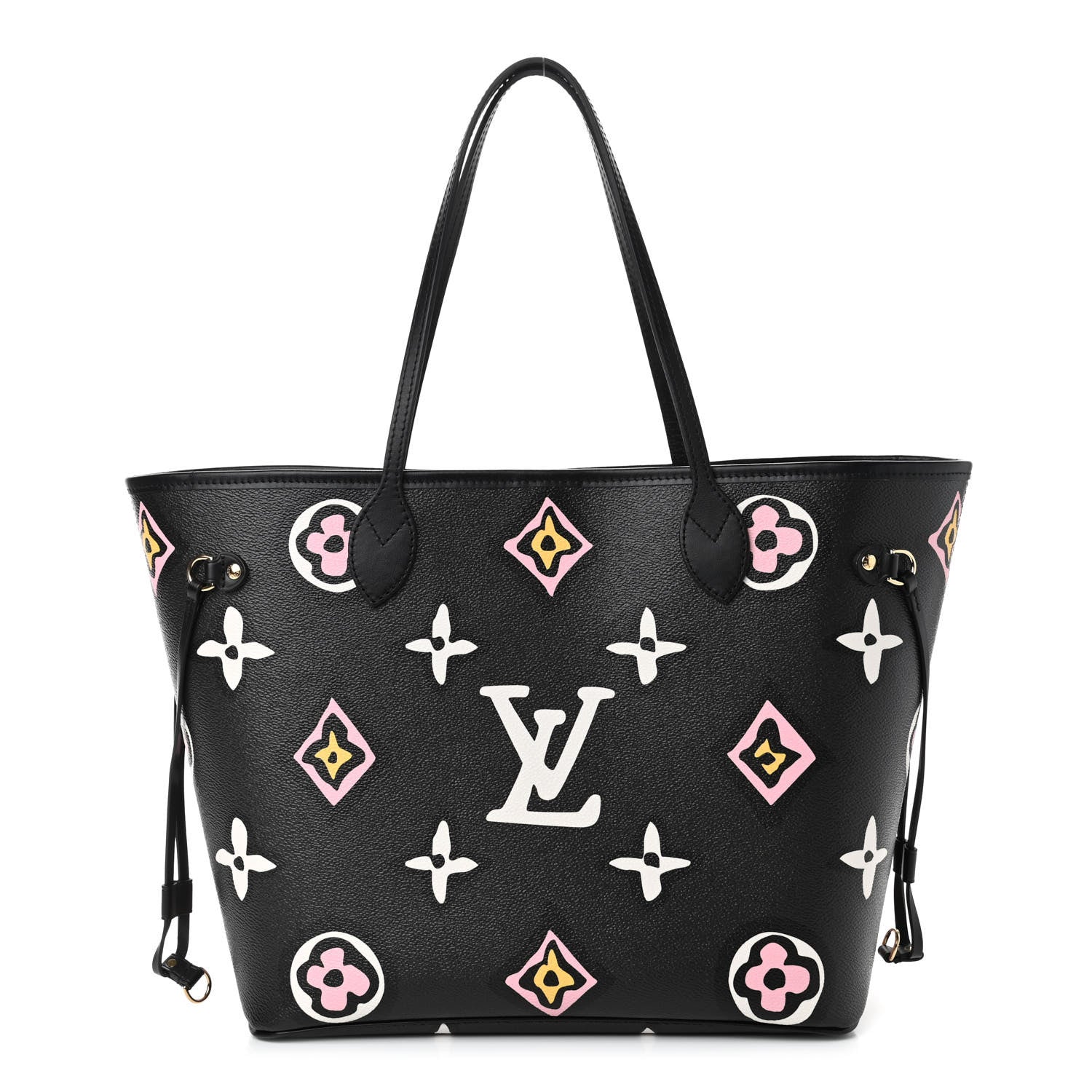 Louis Vuitton Monogram Giant Wild At Heart Neverfull MM Black 1 of 4